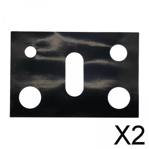 2 Protectores de Gas BLESIY 16,3 x 24,4 pulgadas Negro 0,3 mm 2 piezas