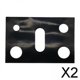 thumbnail image 1 of Juego de protectores para placas de estufa, tamaño generoso, negro elegante 2 piezas, 1 of 8
