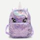 thumbnail image 5 of Bsvklp Dibujos Animados Lindo Mujeres Lentejuelas Mochila Niñas Niños Hombro Mochila (L Púrpura) Bsvklp Para estrenar, 5 of 6