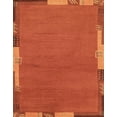 thumbnail image 1 of Ahgly Company Indoor Rectangle Abstract Orange Red Abstract Area Rugs, 8' x 12', 1 of 6