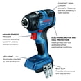 thumbnail image 2 of Kit combinado Bosch GXL18V-27B22 de 18 V con destornillador de impacto y taladro, 2 of 7