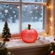 thumbnail image 4 of Almohada de Frutas Peludas Decoración de Navidad | Cojín de felpa rojo de 10cm/20cm | Acento festivo para sofá, pieza de exhibición, idea de regalo | Material de flocado suave, ligero | Serie Feliz, 4 of 6