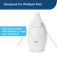 thumbnail image 2 of PetSafe Zoom - Laser Pointer Cat Toy / Dog Toy - Randomly Rotating, Automatic Cat Laser Toy: Multi-Cat, Cat Anxiety Relief, Hands Free, Auto Shutoff, Battery Operated, Laser Safe - Interactive Cat Toy, 2 of 5