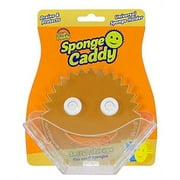 Scrub Daddy Sponge Holder - Sponge Caddy - Suction Sponge Holder, Sink Organizer for Kitchen and Bathroom, Self Draining, Easy to Clean Dishwasher Safe, Universal for Sponges and Scrubbers