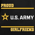 thumbnail image 3 of CafePress - Proud Army Girlfriend White And Gold Long Sleeve T Shirt - Women's Long Sleeve Graphic Tee Casual Fit, 3 of 4
