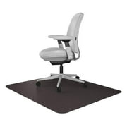 MYXIO Office Desk Chair Mat - for Low Pile Carpet (with Grippers) Brown, Inches x Inches, Made in The USA