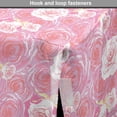 thumbnail image 4 of Rose Dog Crate Cover, Abstract Romantic Pattern with Flowers Bloom, Easy to Use Pet Kennel Cover Small Dogs Puppies Kittens, 7 Sizes, Pink Purple, by Ambesonne, 4 of 6