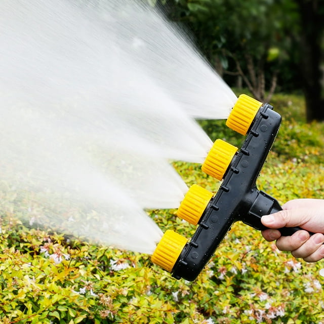SSZMDLB under $5 Garden Sprinkler, Multi Spray Nozzle, Porous Watering Spray Head, Adjustable Spray Pattern Sprinkler for Lawn Yard, Vegetable Garden Irrigation System, Outdoor Watering Tool