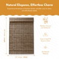 thumbnail image 5 of Radiance Bamboo Roman Shades for Windows, Flatstick Cordless Blinds, Driftwood, 36"W x 64"L, 5 of 18