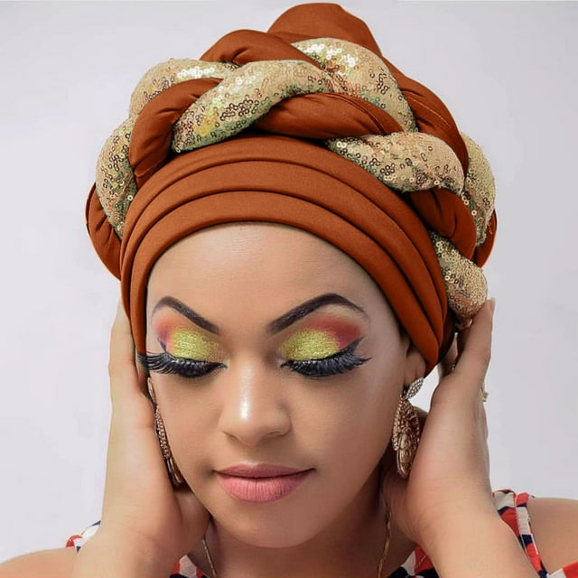 Chapeau de Mode pour Femmes avec Perles, Bonnet de Cancer Musulman à Volants, Bonnet de Sommeil Doublé en Satin