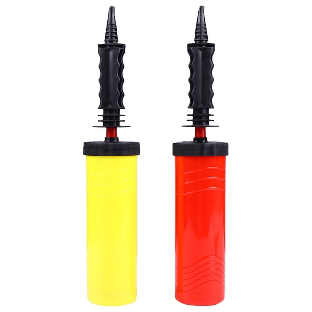 MOKKHNB 2Pcs Balloon Inflator Hand Held Air Pump Portable Assorted Color for Easy Balloon Inflation