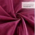 thumbnail image 6 of Nestl Velvet Throw Pillow Covers Solid Square Soft Decorative Pillow Cover for Sofa, 18" x 18", Magenta, Pack of 2, 6 of 8