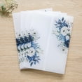 thumbnail image 2 of Chaquetas de vitela Ponatia, 50 unidades, 5 x 7 pulgadas, flores azules empolvadas, 2 of 9