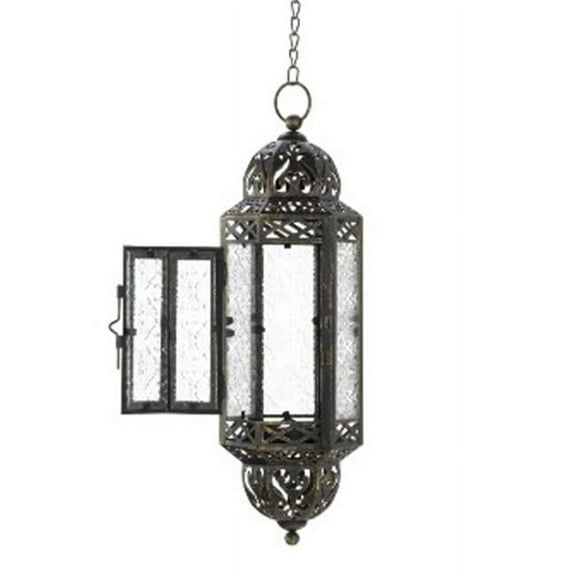 57071042 Filigree Hanging Candle Lantern