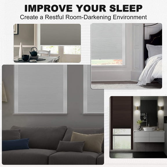 Light Blocking PVC Strips for Window Shades & Blinds, Self Adhesive Blackout Side Gap Covers for Window Treatments, Helps Reduce Light Leaks, Easy Install