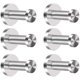 thumbnail image 1 of Percheros y toalleros de 52 mm, juego de 6 ganchos de pared de acero inoxidable para baños, 1 of 6