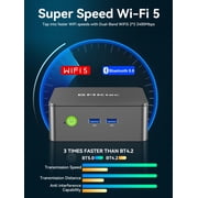 GMKtec Mini PC, Intel Alder Lake N95(Up to 3.4GHz), 16GB DDR4 512GB SSD, Mini Desktop Computer, Windows 11 Pro, NucBox G3S