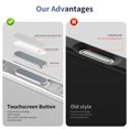 thumbnail image 3 of Decase Shockproof Clear Case with 360° Ring Stand Magnetic for iPhone 16,Anti-Fingerprint,Military Drop Protection,Compatible with Mag-Safe,Soft Edge Translucent Slim Phone Case,Clear, 3 of 10