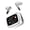 White, variant on RCA WAVE-45 TWS Bluetooth In-Ear Earbuds with Mics, On-Ear Controls, ANC, Charging Case with Touch Screen, up to 6 Hours Play Time , White