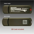 thumbnail image 2 of Kanguru Defender3000 FIPS 140-2 Certified Level 3, SuperSpeed USB 3.0 Secure Flash Drive, 256G (kdf3000-256g), 2 of 2