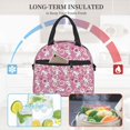 thumbnail image 4 of Easygdp Cute Rabbit Caja de Almuerzo para Mujeres y Hombres, Bolsa de Almuerzo Insulada, Bolsas Reutilizables Impermeables para Viajes, Trabajo y Picnics, 4 of 7