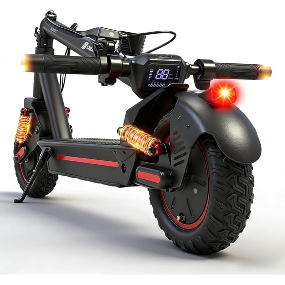 OBX 1200W Smart Electric Scooter for Adults, 30 MPH & 35 Miles Range, 10" Pneumatic Tires, Foldable Off-Road E-Scooter with App Control, Turn Signals,UL Certified