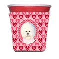 thumbnail image 1 of Bichon Frise Red Solo Cup bottle sleeve Hugger, 1 of 1