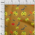 thumbnail image 2 of oneOone Cotton Flex Dark Mustard Fabric Halloween Craft Projects Decor Fabric Printed By The Yard 40 Inch Wide, 2 of 4