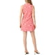 thumbnail image 3 of Vestido corto sin mangas de verano retro con estampado floral de INSPIRE CHIC M Rosa, 3 of 6