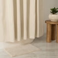 thumbnail image 6 of Linen-Look Polyester Shower Curtain in Essential Colors, 6 of 7