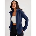 thumbnail image 4 of ORUYROP Womens Zip Up Hoodies Fleece Jackets Sweatshirts Fall Outfits Sweaters With Pockets Winter Y2k Clothes, 4 of 5