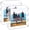 4X4, variant on 2 Pack  Picture Frame, 4x4 inch  Picture Frames, Double Sided  Frames,10+10mm Thick Block,Clear  Frame for Recording Memories, for  Office Decor (2Pack, 4X4)