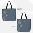 thumbnail image 2 of Balery White Dandelion Bolsa de Mano para Mujeres con Cremallera, Bolsa de Gimnasio con Compartimentos, Bolsa para Laptop, Bolsa para Trabajo, 2 of 7