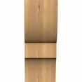 thumbnail image 2 of 5 1/2"W x 6"D x 14"H Ridgewood Smooth Corbel, Western Red Cedar, 2 of 9