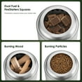 thumbnail image 6 of Auseo Tabletop Fire Pit Smokeless Compact & Portable Dual Fuel with Portable Bag, 304 Stainless Steel - Burning, Gardens, Patios, 6 of 11