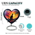 thumbnail image 2 of SABURIAL Cat Cremation for Ashes - Memorial Urns for Male & Female - 8 Inch - Large with Velvet Bag - Funeral Urns - Decorative Urn for Male & Female - Human Remains Urn, 2 of 7