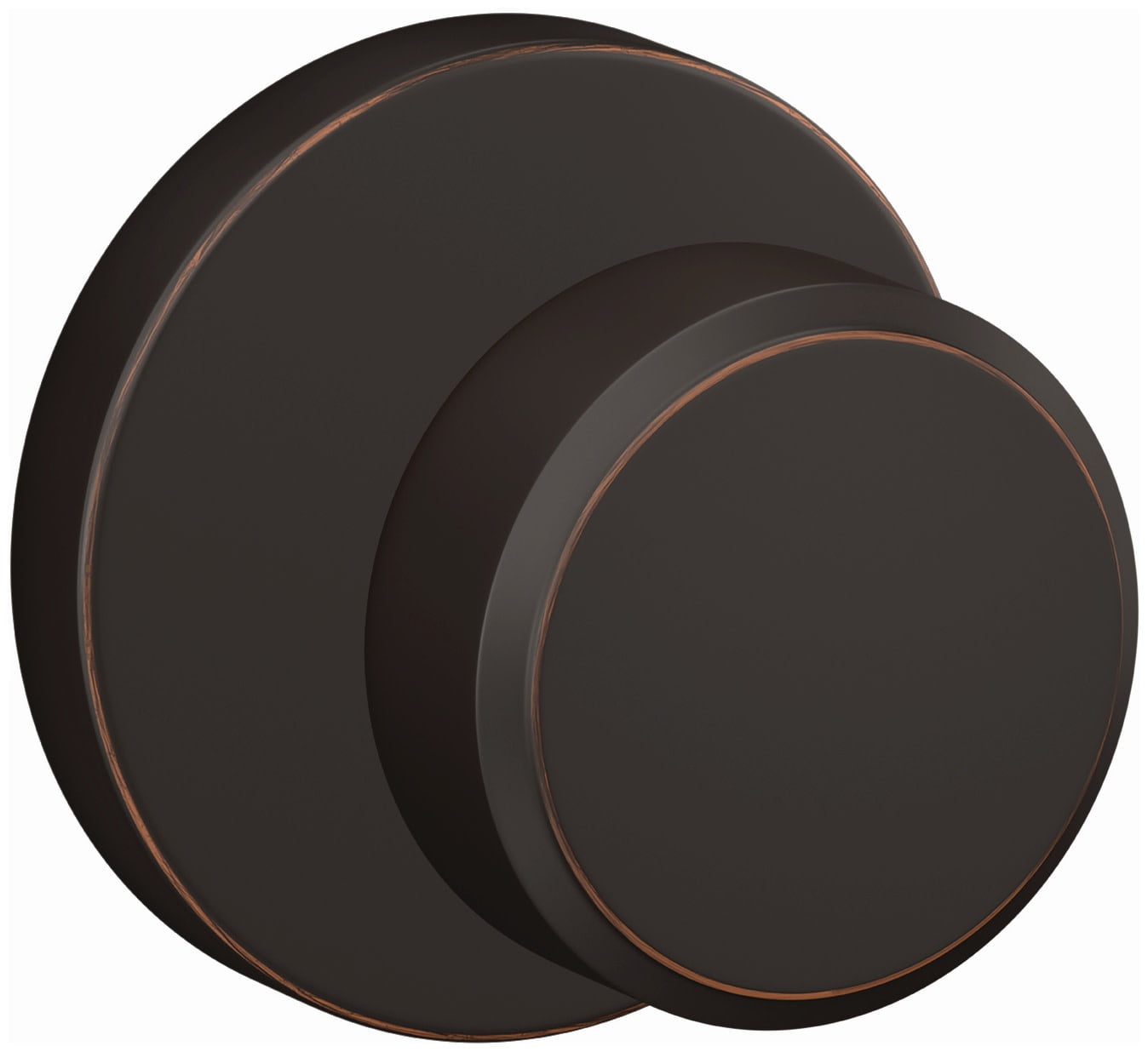 Schlage FC21SWA622HOW Custom Swanson Passage Or Privacy Door Knob Set - Black