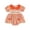 Orange, variant on mgoYE Baby Girl Halloween Outfit Baby Plaid Smocked Romper Dress Doll Collar Bodysuit Fall Clothes