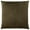 Green, variant on PILLOW - 18"X 18" / LIGHT BROWN FLORAL VELVET / 1PC