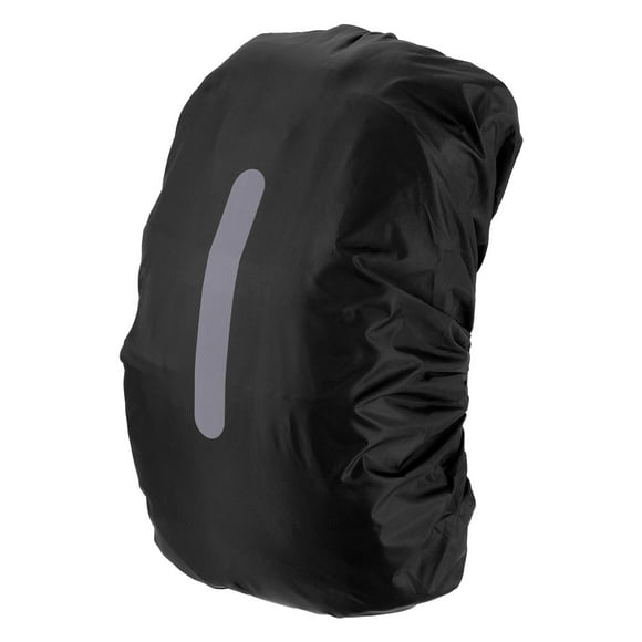 Funda Impermeable para Mochila Uxcell, Funda para Mochila de 30L-40L, Funda para Mochila con Correa Reflectante [Negro]