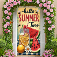 thumbnail image 6 of Decorative Design Summer Celebration Colorful Theme Hello Summer Refreshment Lemon Decor Watermelon Banner for Outdoor Party Beach Decoration Picnic Setup, 6 of 7