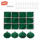 thumbnail image 1 of ¡Ofertas en decoraciones navideñas! 12 bolas navideñas de terciopelo, adornos de plástico flocado a granel, adornos irrompibles para el árbol de Navidad, bolas decorativas colgantes para decorar el, 1 of 7