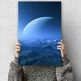 thumbnail image 1 of Idea4wall Modern Canvas Wall Art Earth Painting Canvas Prints for Home Wall Decor, 32"x48", 1 of 5