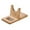 with Drip Pad Small, variant on Hot Glue Holder Tabletop Rack Organizer Lightweight Wood Stable Design Suitable for Workshop Users