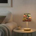 thumbnail image 5 of Ryvnso LED Bedside Table Lamp Seashells Corals and Starfishes Bedroom Desk Lamps Nightstand Lampshade S, 5 of 7