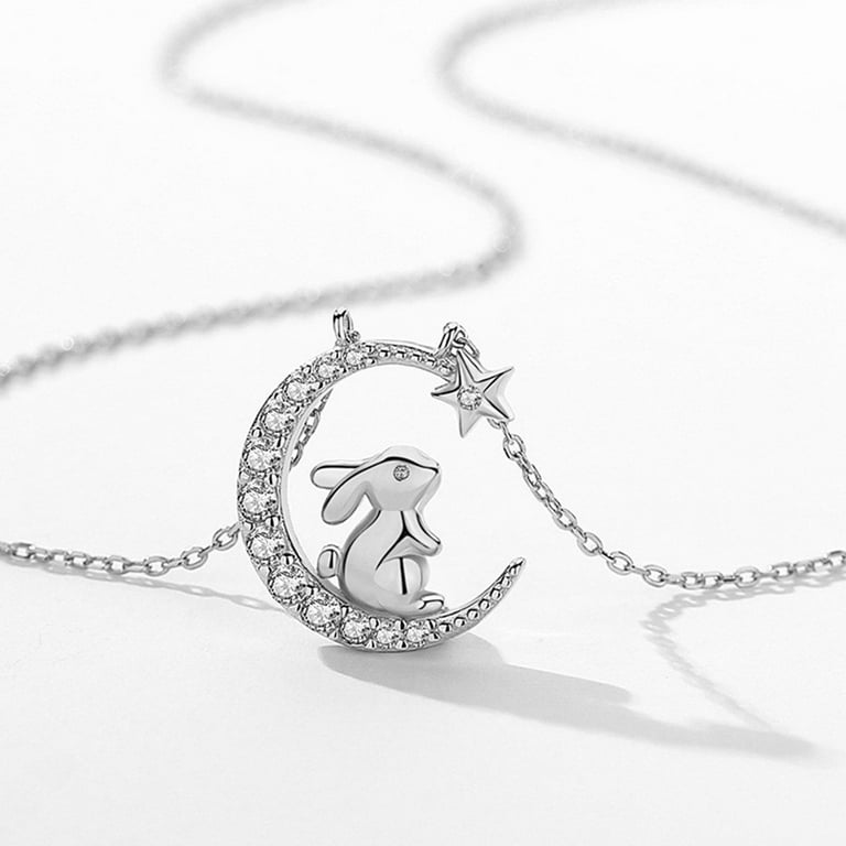 20x Enamel Flower Moon Rabbit Bunny Charms Pendants for Easter Jewelry  Making