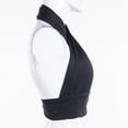 thumbnail image 3 of Seyurigaoka Women Sexy Halter Vest Hollow Out Cross Strap Hanging Neck Backless Crop Tops, 3 of 5