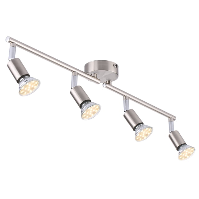 Tomshine Focos de techo orientables 4 vías 4 x 4W GU10 yeacher Lámpara de techo