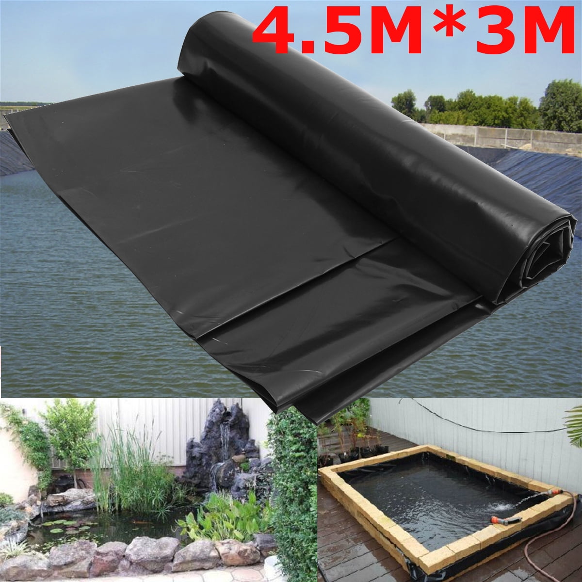 Durable Preformed Fish Pond Liner Reinforced HDPE Heavy Duty Guaranty