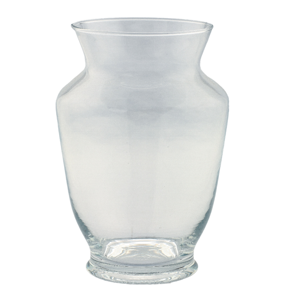CC Home Furnishings 8" Clear Glass Flower Bud Vase